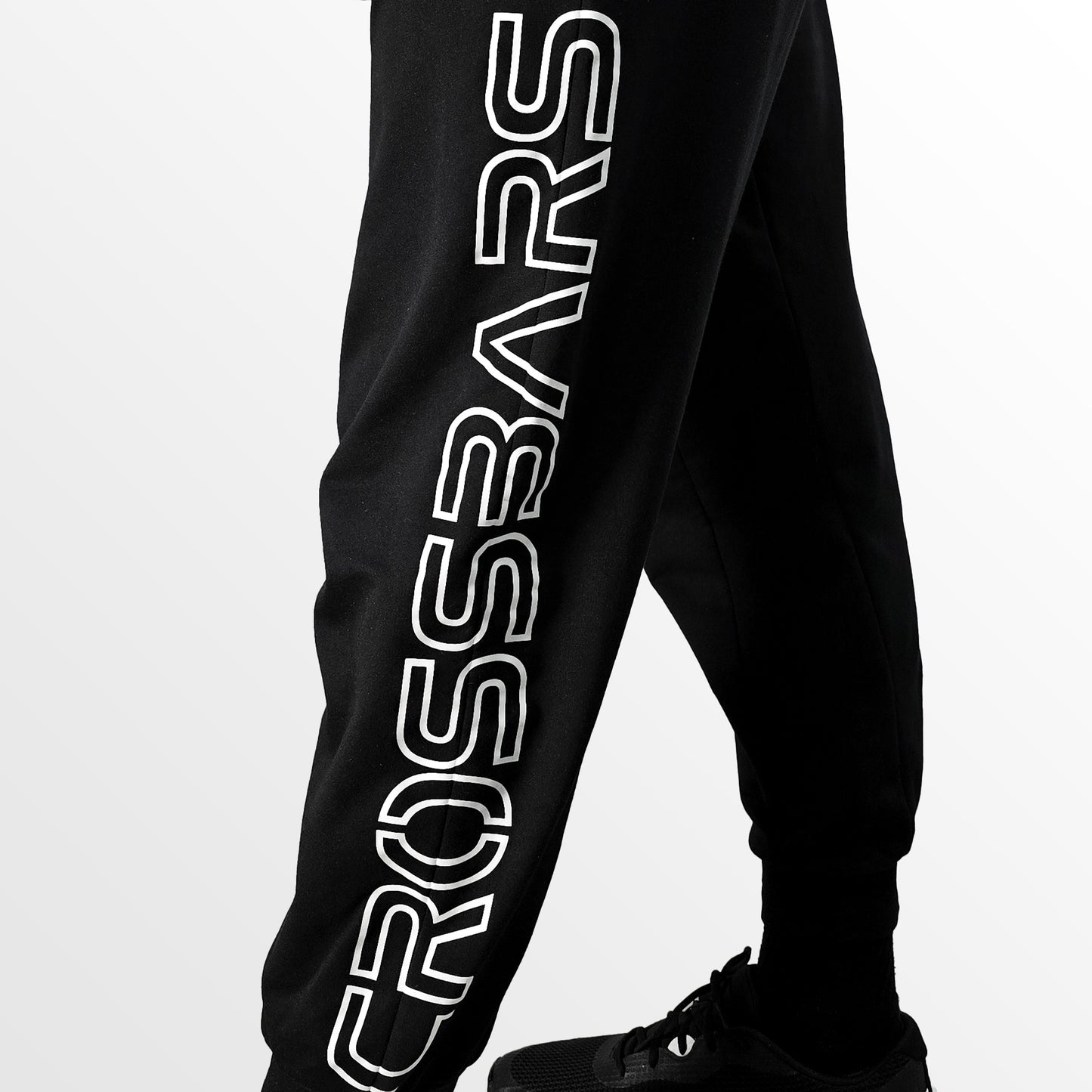 Crossbars Essential Black Regular Fit Sweatpants