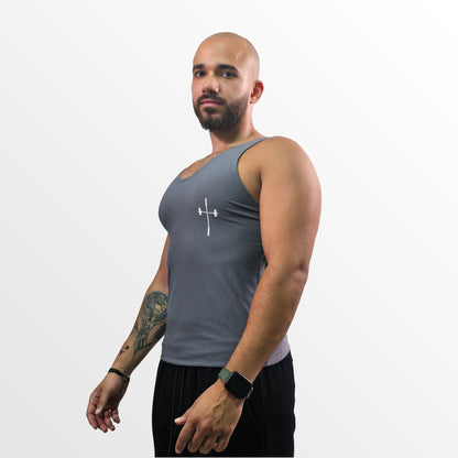 Crossbars Power Within Grey Fit Tank