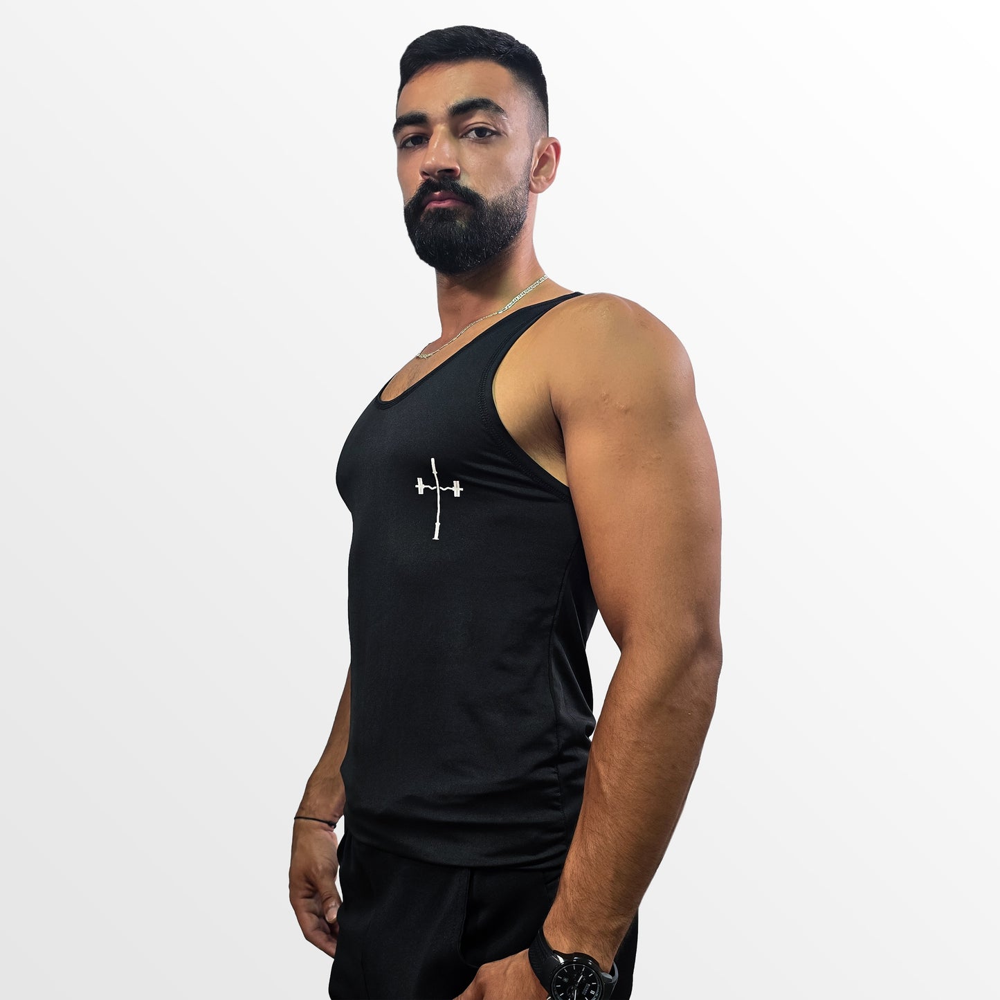 Crossbars Power Within Black Fit Tank