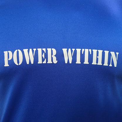 Power Within Blue Hydro-dry T-shirt