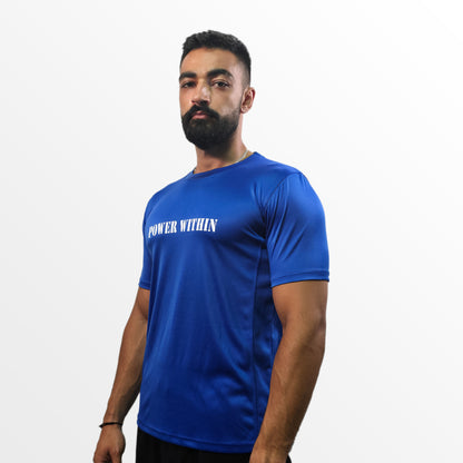 Power Within Blue Hydro-dry T-shirt