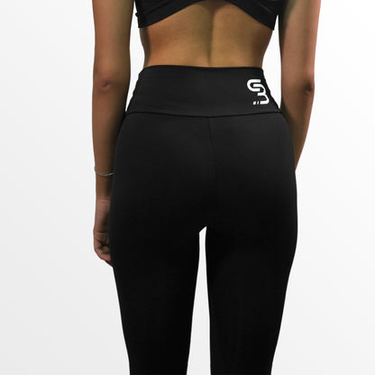 Essential Black Big Logo Legging